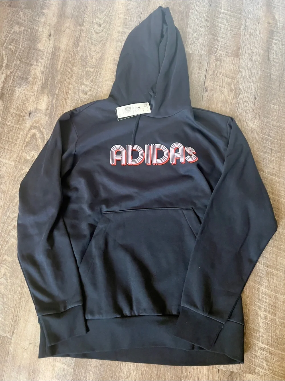 Adidas Men's Fleece Active Hoodie-Size XL‎